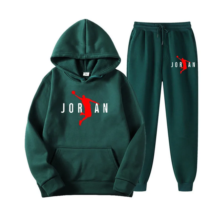 Jogger Sweatpants Men - Conjunto Básico de Sudadera con Capucha