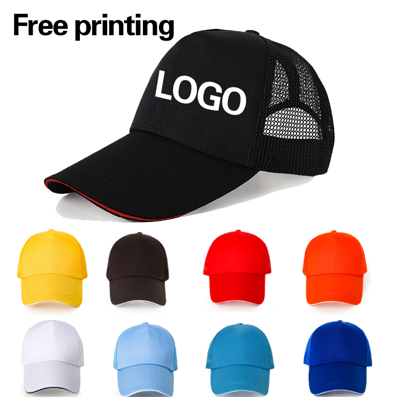 Trucker Hat Cap - Hombres Mujeres Personalizar Sombreros Imprimir Logo