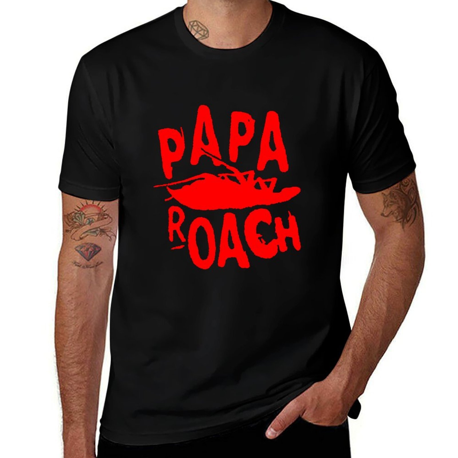 Men'S Fashion Genres - Camiseta con logo de Hard rock,