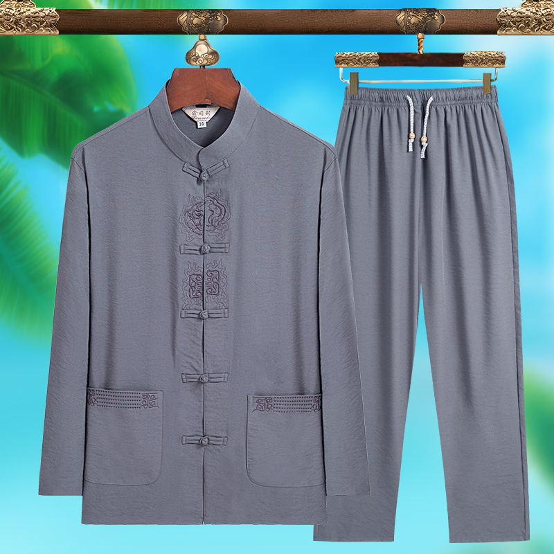 Mens Fashion Style - Traje Tang de Alta Calidad para