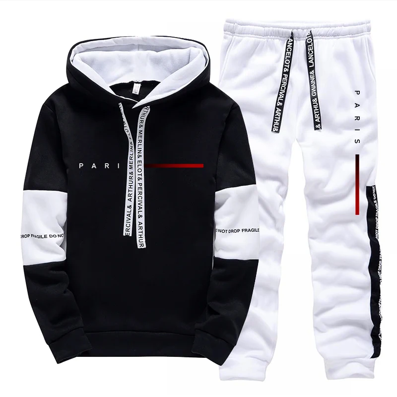 Jogger Sweatpants Men - Conjunto de Sudadera con Capucha y