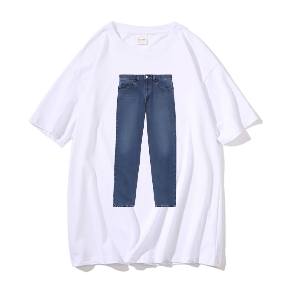 Jeans Shirt Fashion For Men - Camiseta divertida de Jeans Joke Meme