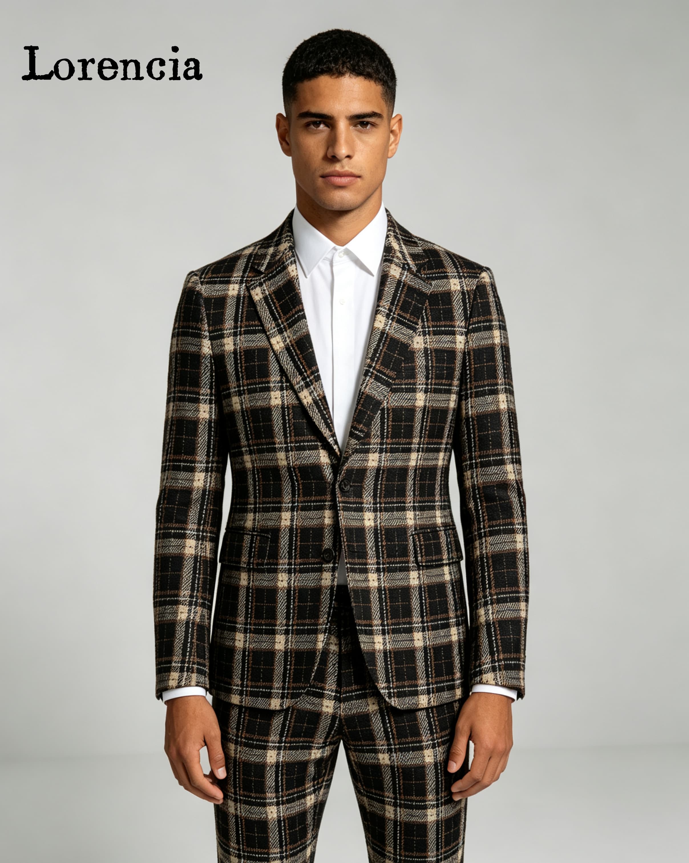 Mens Fashion Trajes - Trajes de hombre a cuadros de