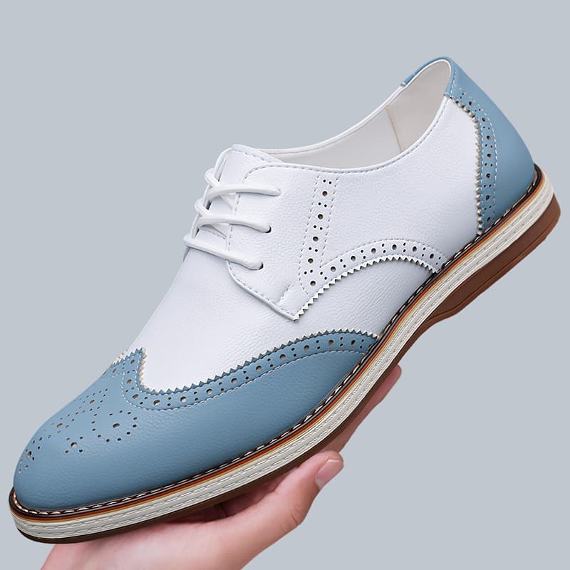 Oxford Shoes Brogue - Zapatos Oxford de dos tonos en