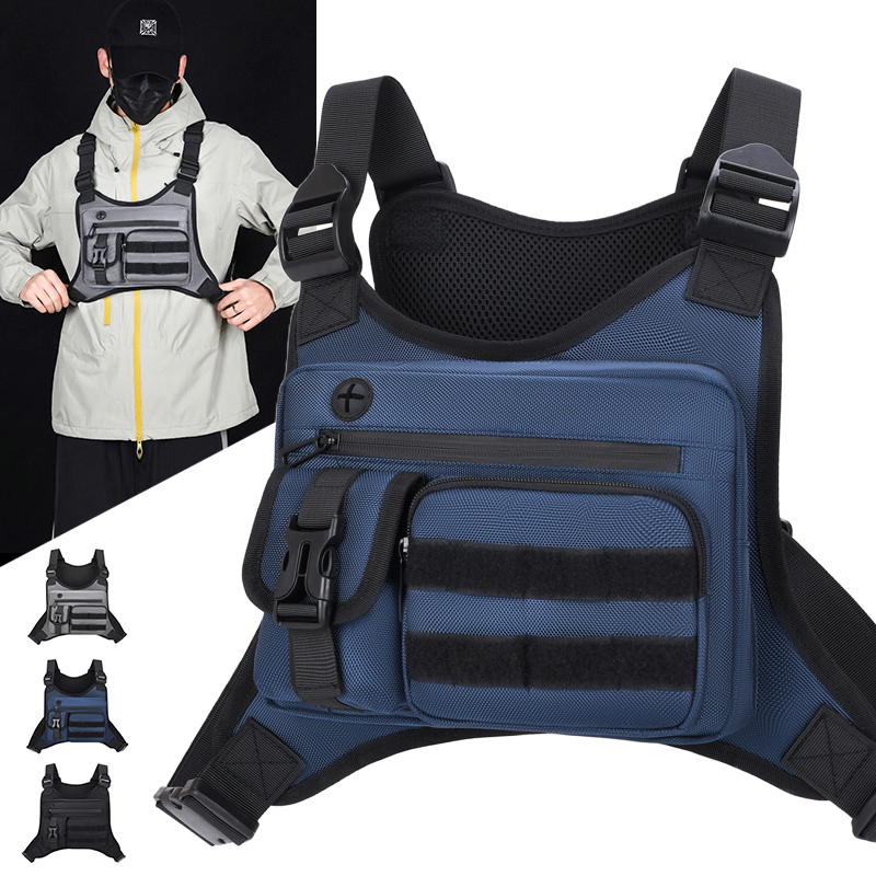 Tactical Vest Men - Bolsa Táctica para Pecho, Impermeable, para