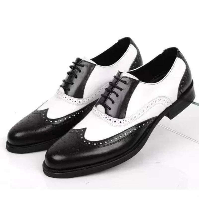 Oxford Shoes Brogue - Zapatos de vestir para hombre de