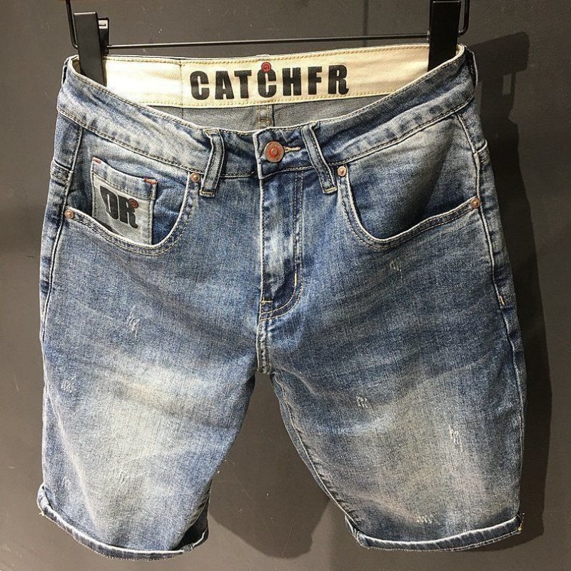 Jeans Pants Fashion Men - Pantalones vaqueros cortos de gran tamaño