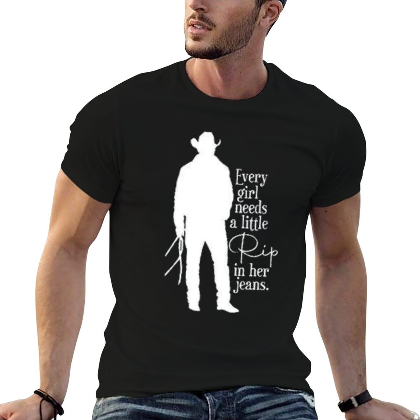 Jeans Shirt Fashion For Men - Cada chica necesita un pequeño rasguño