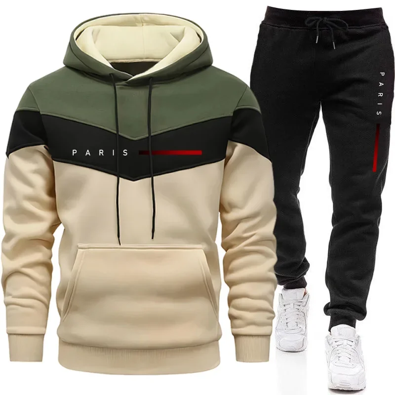 Jogger Sweatpants Men - Conjunto de Sudadera con Capucha y