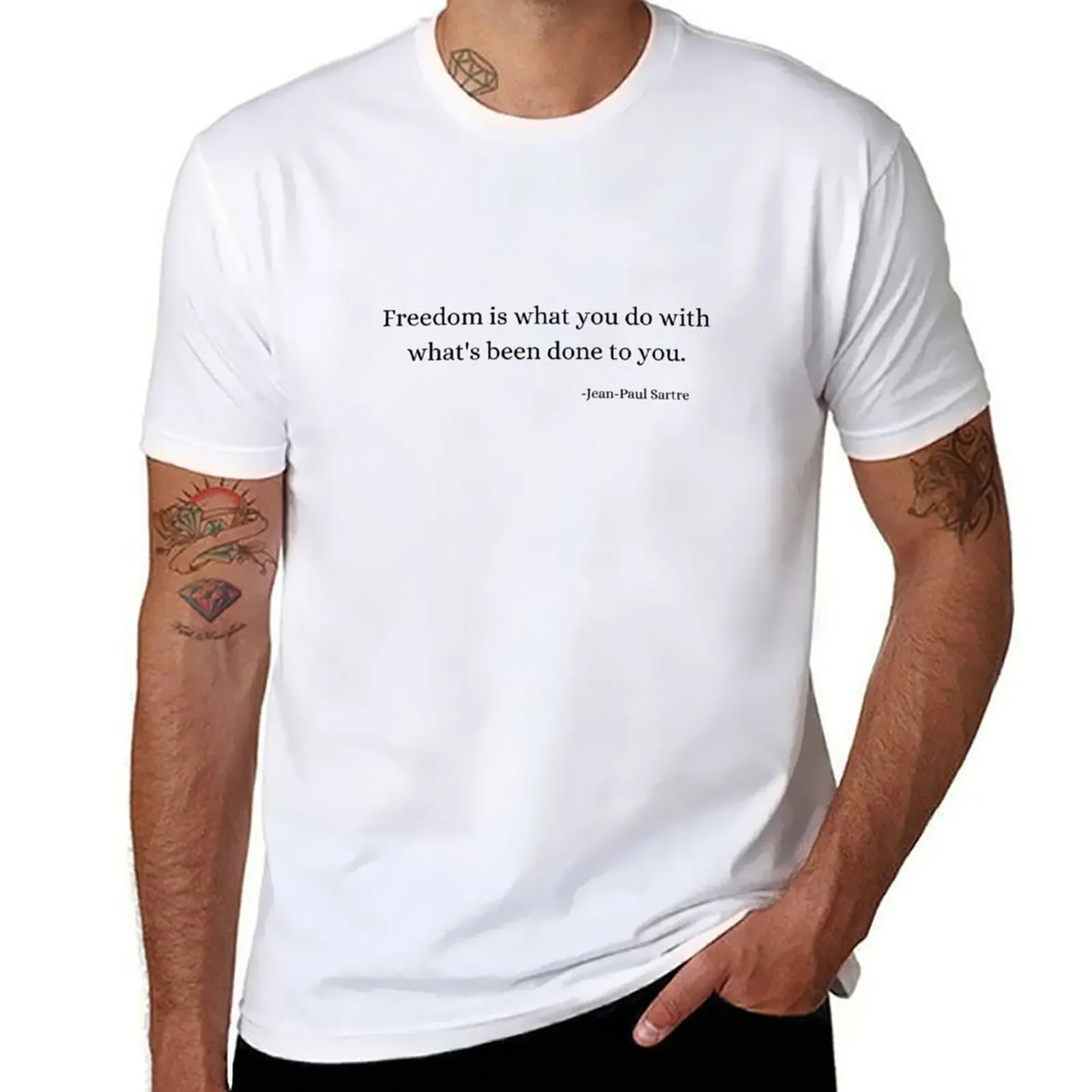Jeans Shirt Fashion For Men - Citas de filosofía de historia: camiseta