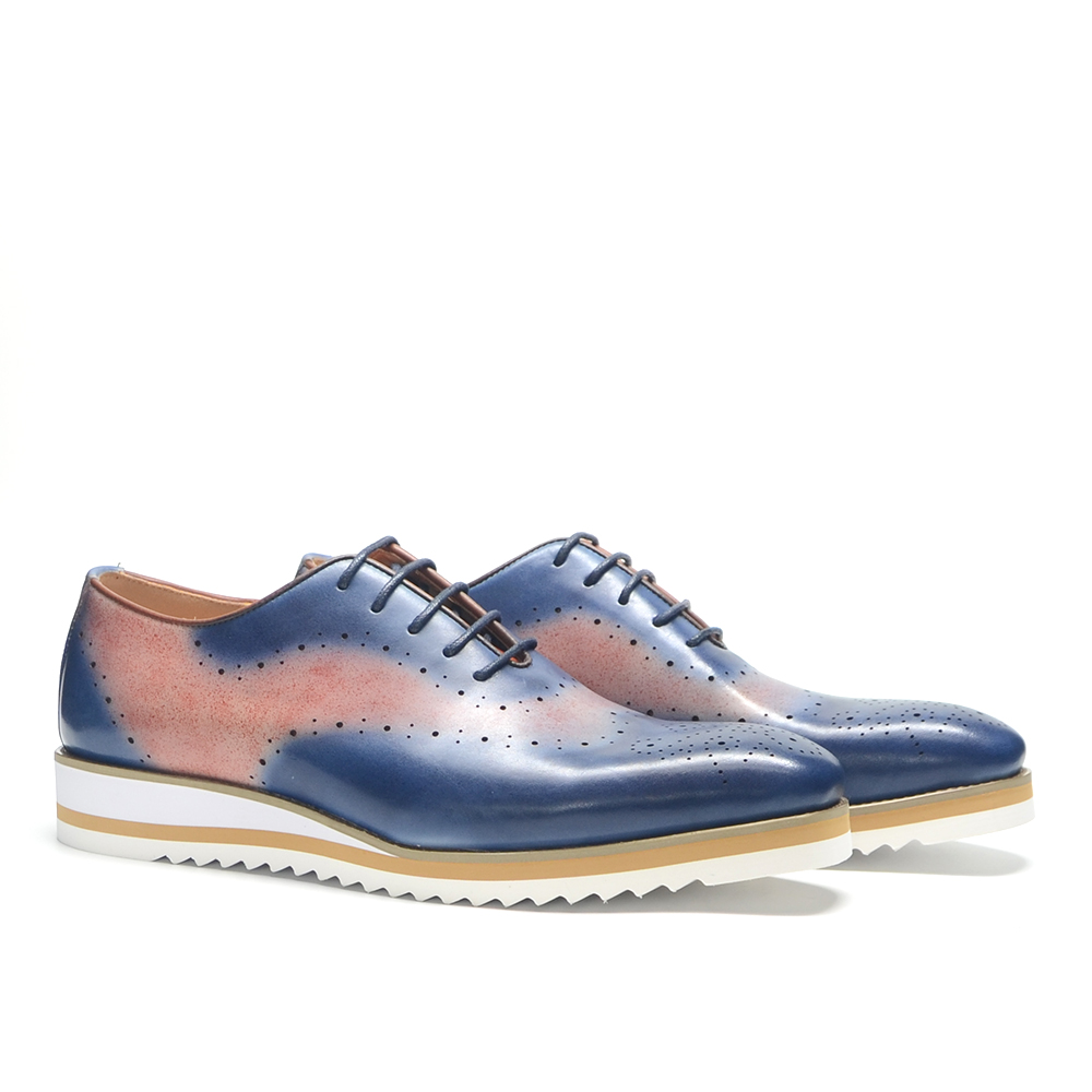 Oxford Shoes Brogue - Zapatos Oxford de Lujo con Punta