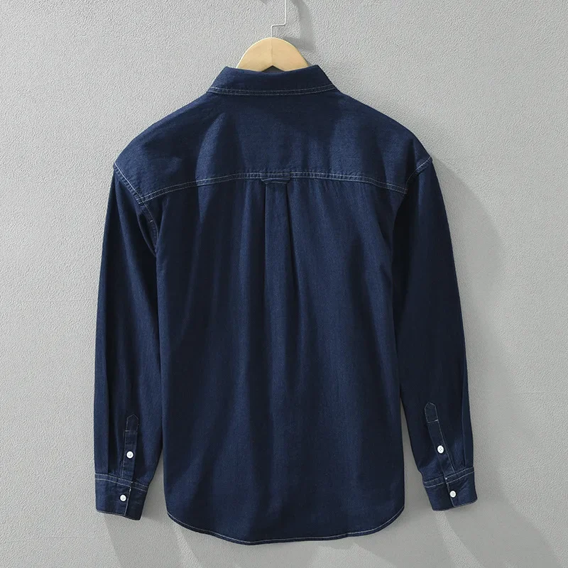 Camisas vaqueras de moda corea - Jeans Shirt Fashion For Men reseña y precio