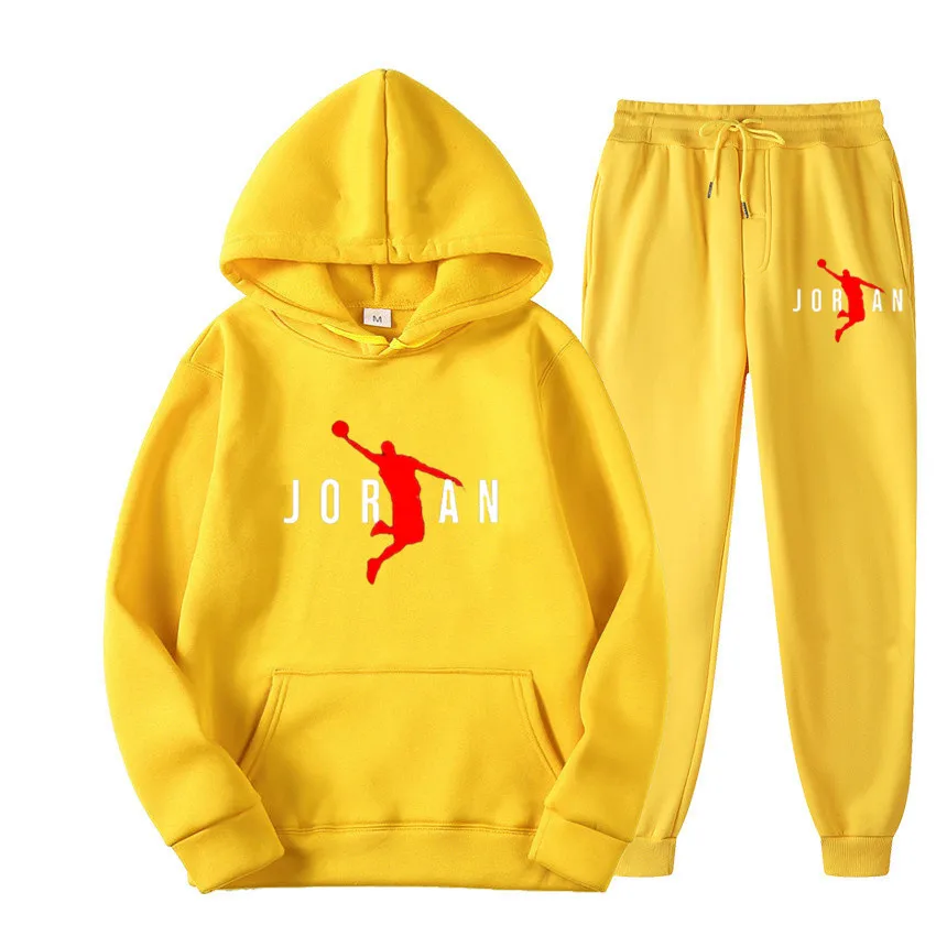 Conjunto Básico de Sudadera co - Jogger Sweatpants Men reseña y precio