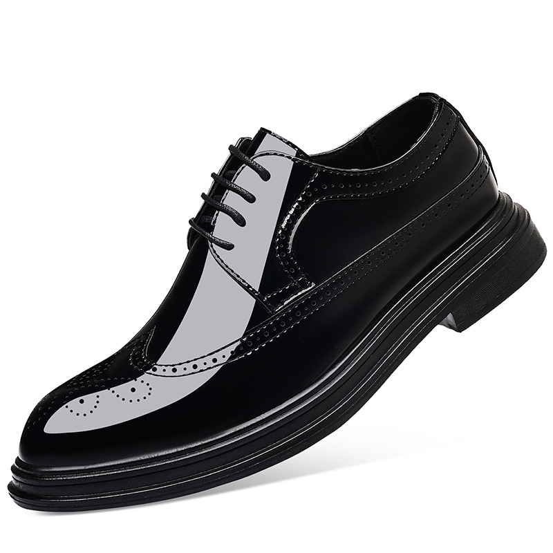 Zapatos de vestir de charol pa - Oxford Shoes Brogue reseña y precio