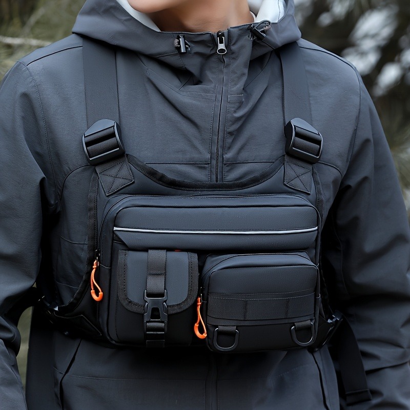 Bolsa táctica de pecho para ho - Tactical Vest Men reseña y precio