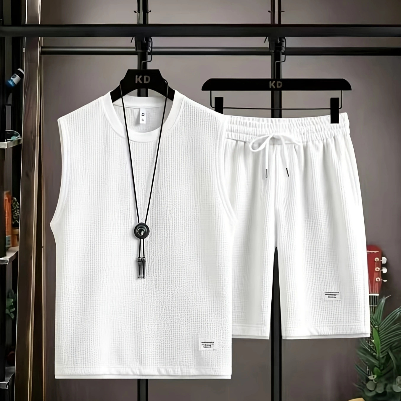 Conjunto de chaleco deportivo  - Mens Fashion Casual reseña y precio