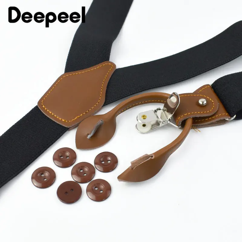 Deepeel- Tirantes para adultos - Jeans Shirt Fashion For Men reseña y precio