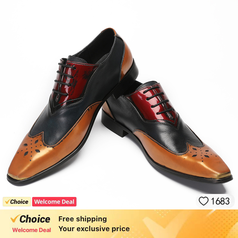 Zapatos OXFORD de lujo para ho - Oxford Shoes Brogue reseña y precio