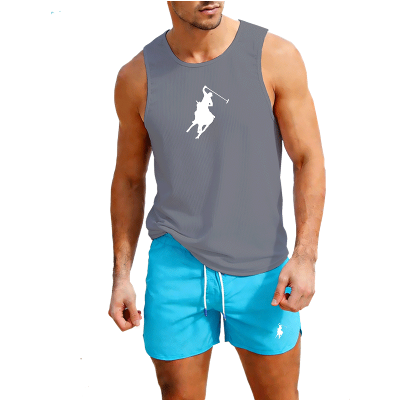 Conjunto de 2 piezas de chalec - Mens Fashion Casual reseña y precio