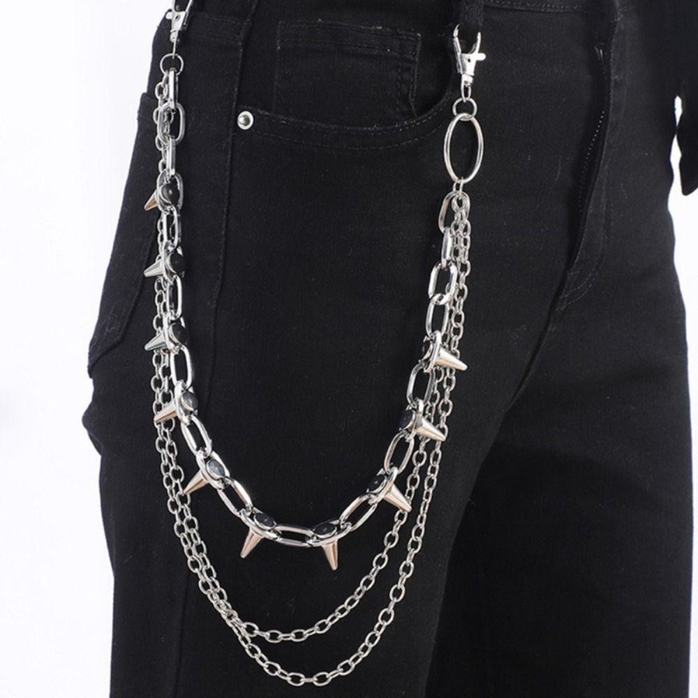 Cadena de cintura unisex estil - Jeans Pants Fashion Men reseña y precio