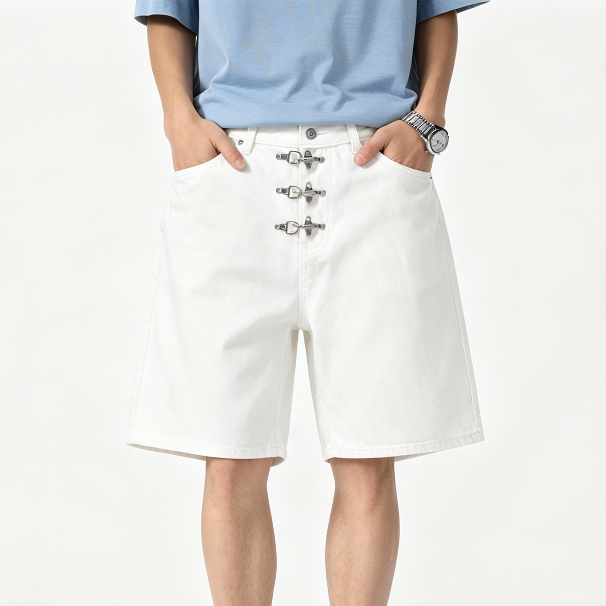 Pantalones Cortos de Mezclilla - Jeans Pants Fashion Men reseña y precio