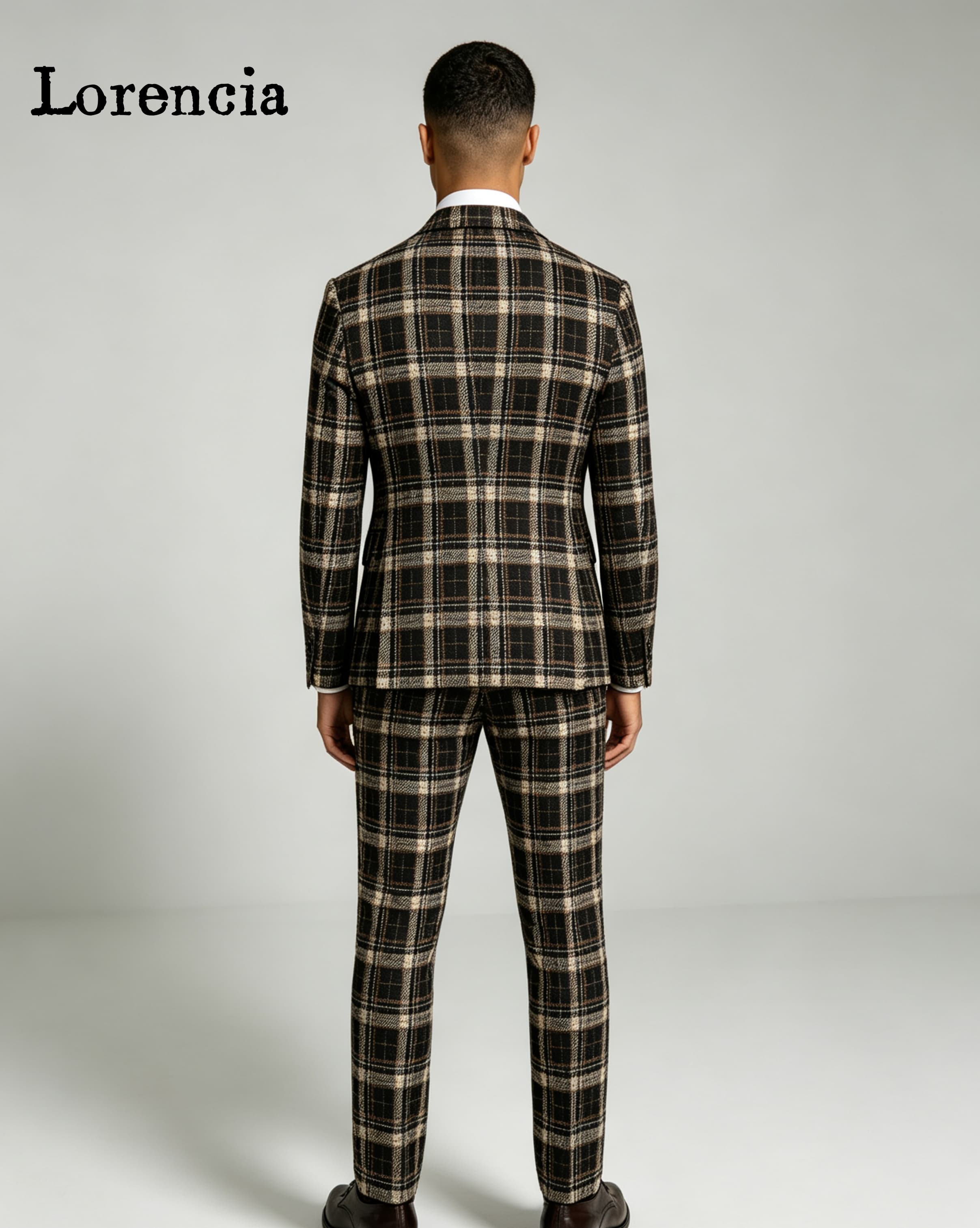 Trajes de hombre a cuadros de  - Mens Fashion Trajes reseña y precio