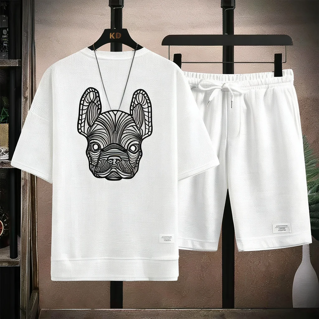 Conjunto de camiseta y pantalo - Men'S Fashion Undershirt reseña y precio