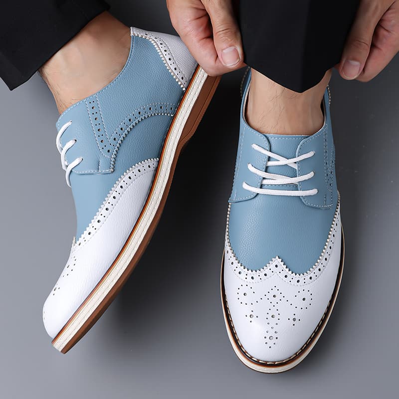 Zapatos Oxford de dos tonos en - Oxford Shoes Brogue reseña y precio