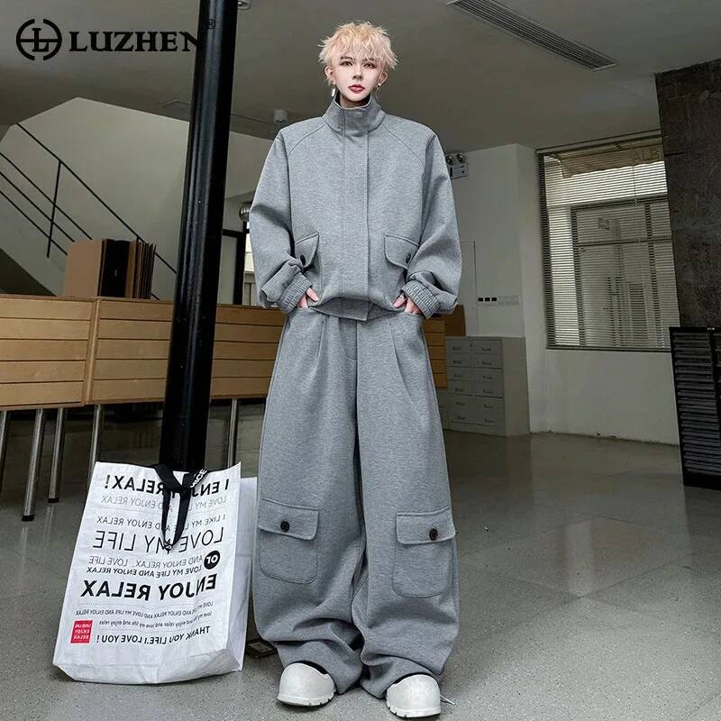 Conjunto de Dos Piezas LUZHEN, - Knitted Cardigan Men reseña y precio