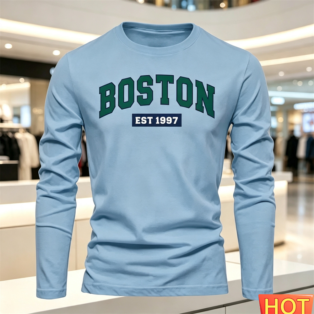 Camiseta de manga larga para h - Mens Fashion Style reseña y precio
