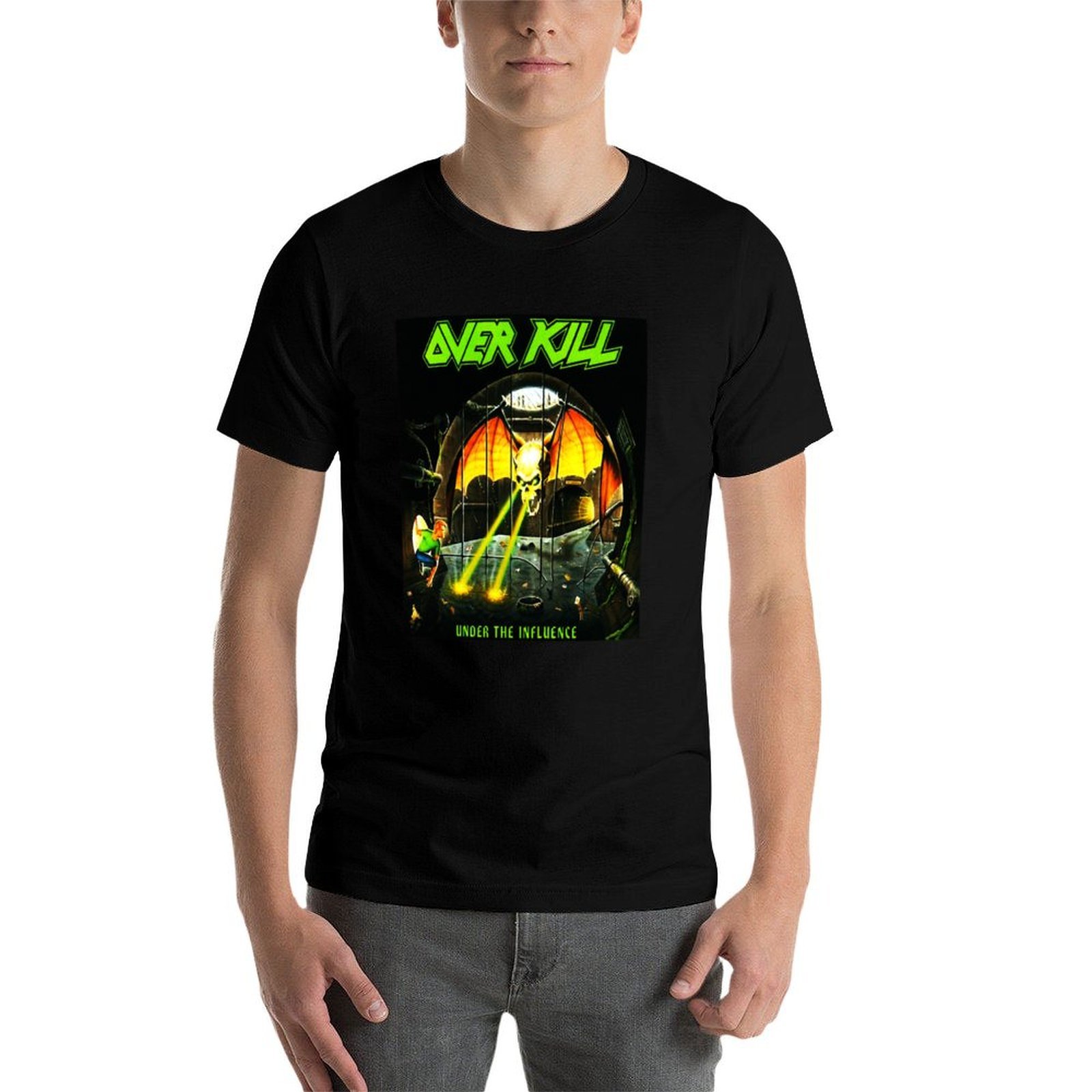 Camiseta de la banda Overkill, - Men'S Fashion Genres reseña y precio