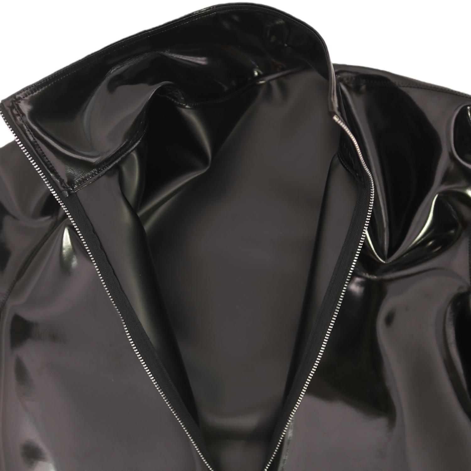 Camiseta Sexy de PVC brillante - Mens Fashion Casual reseña y precio