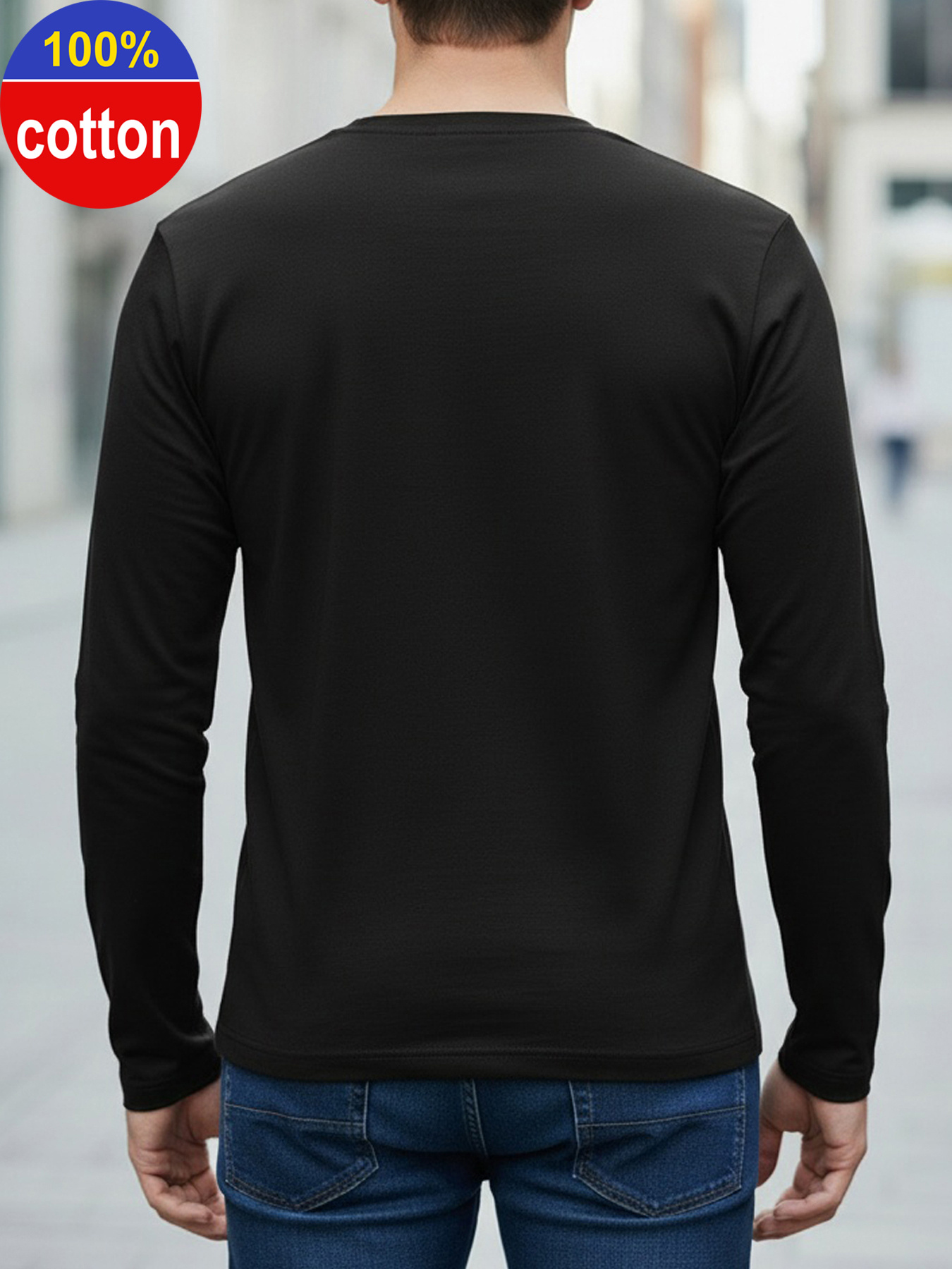 Camiseta de Manga Larga para H - Men'S Fashion Undershirt reseña y precio