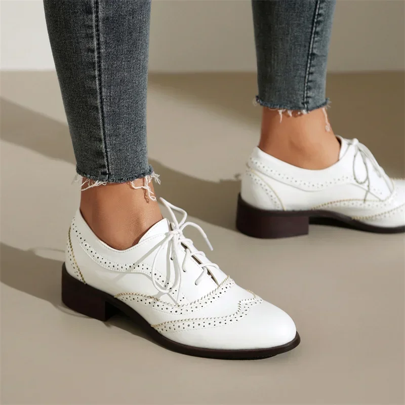 Zapatos planos británicos para - Oxford Shoes Brogue reseña y precio