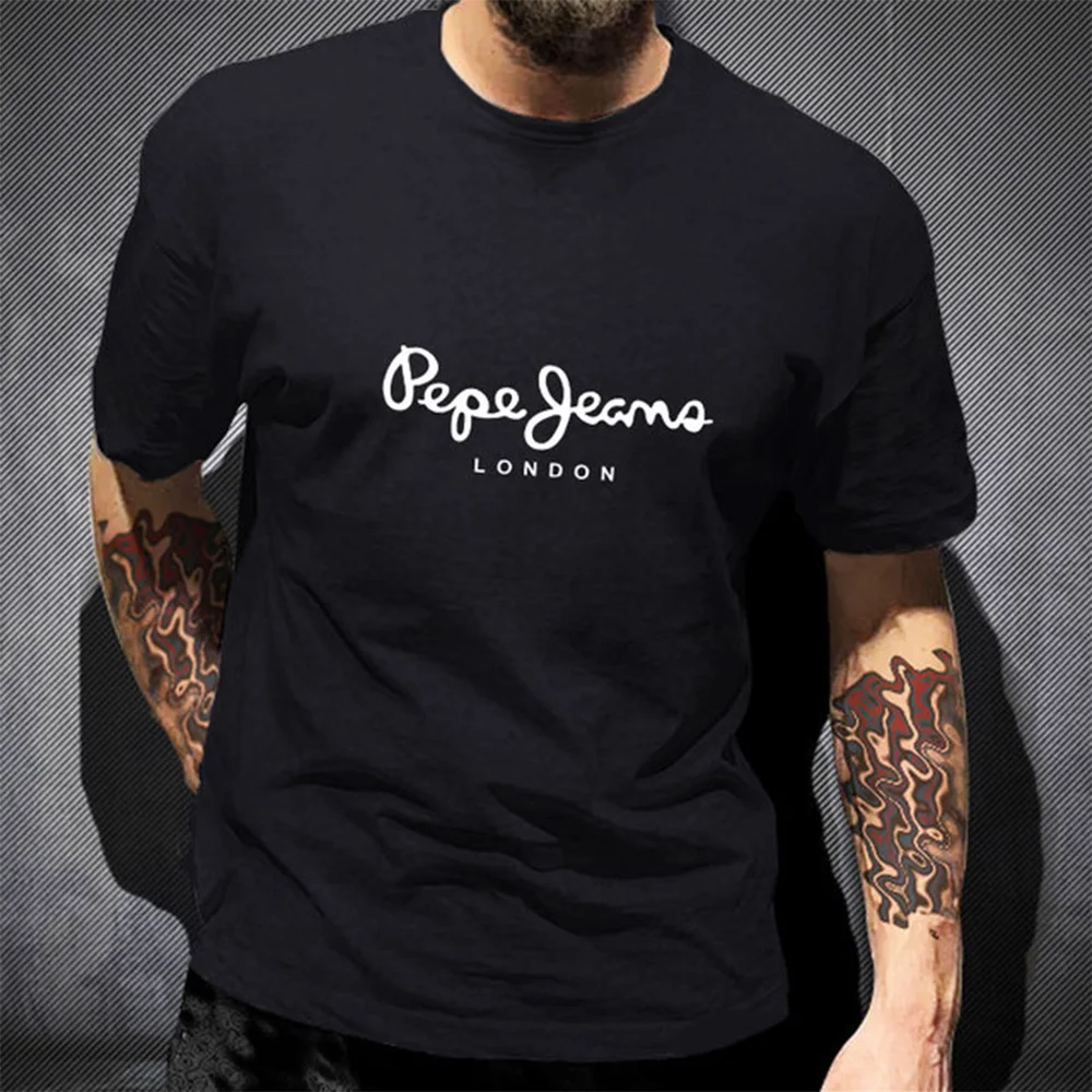 Camiseta Minimalista con Logot - Jeans Shirt Fashion For Men reseña y precio