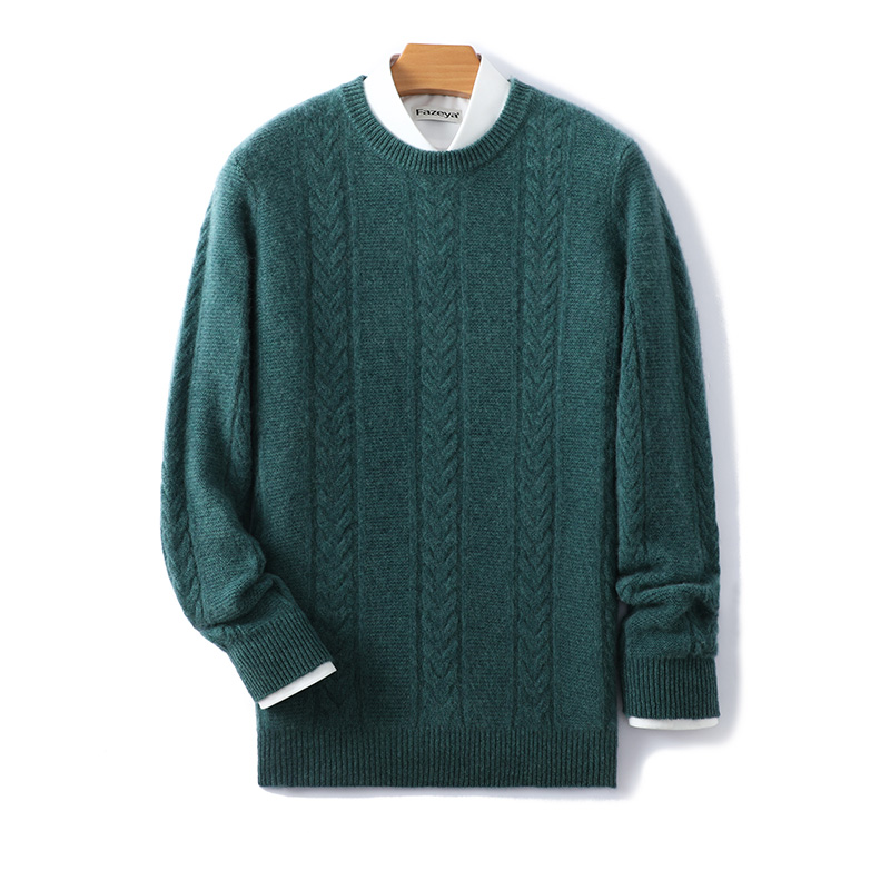 Suéter de lana merina de 100%  - Knitted Cardigan Men reseña y precio