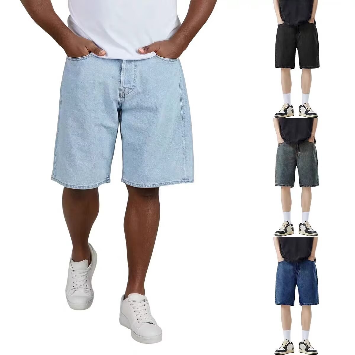 Pantalones Cortos de Mezclilla - Jeans Pants Fashion Men reseña y precio