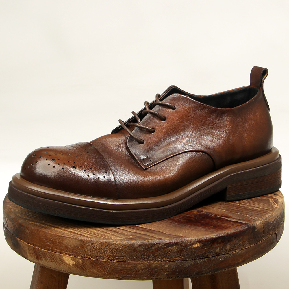 Zapatos Brogues Oxford de cuer - Oxford Shoes Brogue reseña y precio