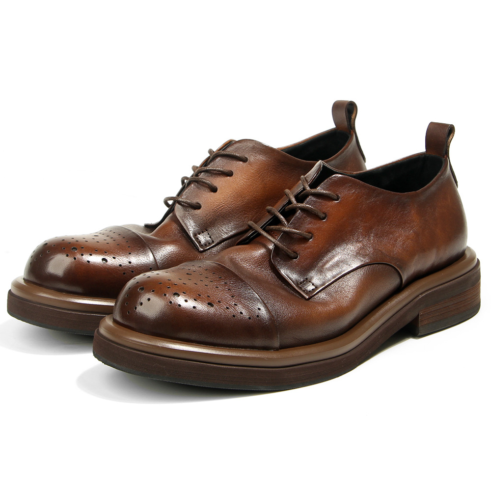 Zapatos Brogues Oxford de cuer - Oxford Shoes Brogue reseña y precio
