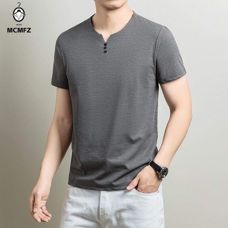Camiseta Henley básica para ho - Men'S Fashion Undershirt reseña y precio