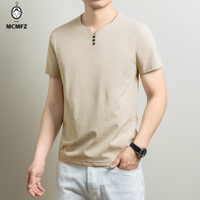 Camiseta Henley básica para ho - Men'S Fashion Undershirt reseña y precio