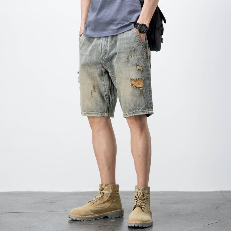 Pantalones vaqueros cortos de  - Jeans Pants Fashion Men reseña y precio