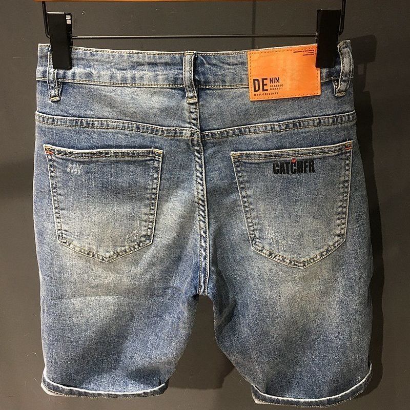 Pantalones vaqueros cortos de  - Jeans Pants Fashion Men reseña y precio