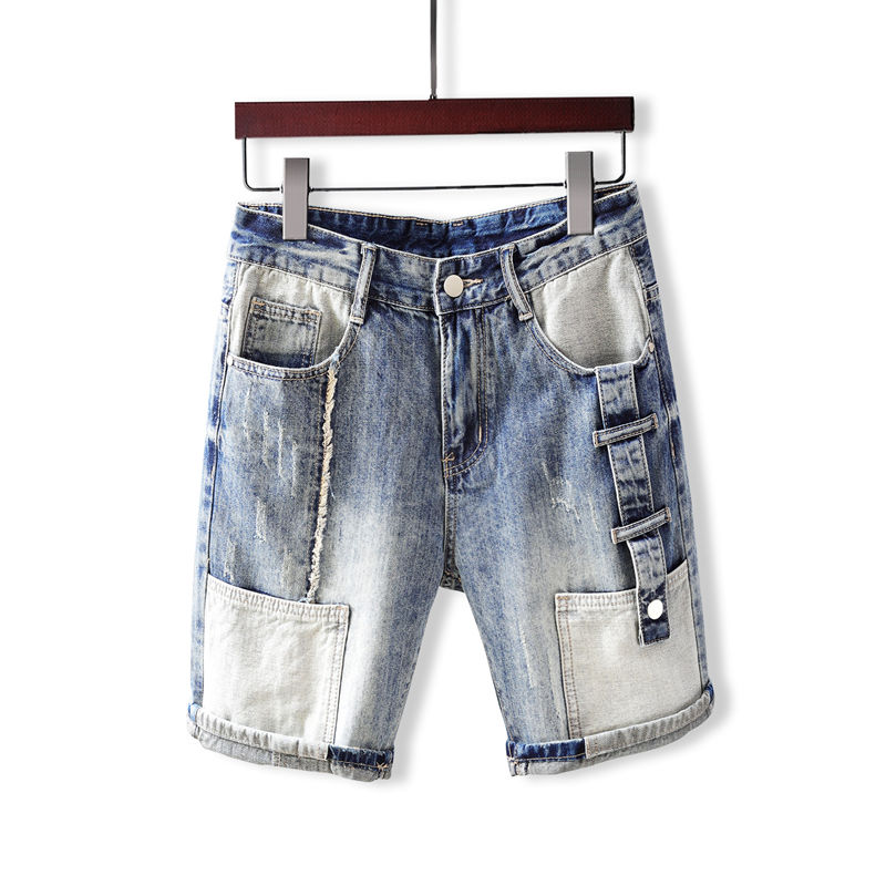 Pantalones vaqueros cortos par - Jeans Pants Fashion Men reseña y precio