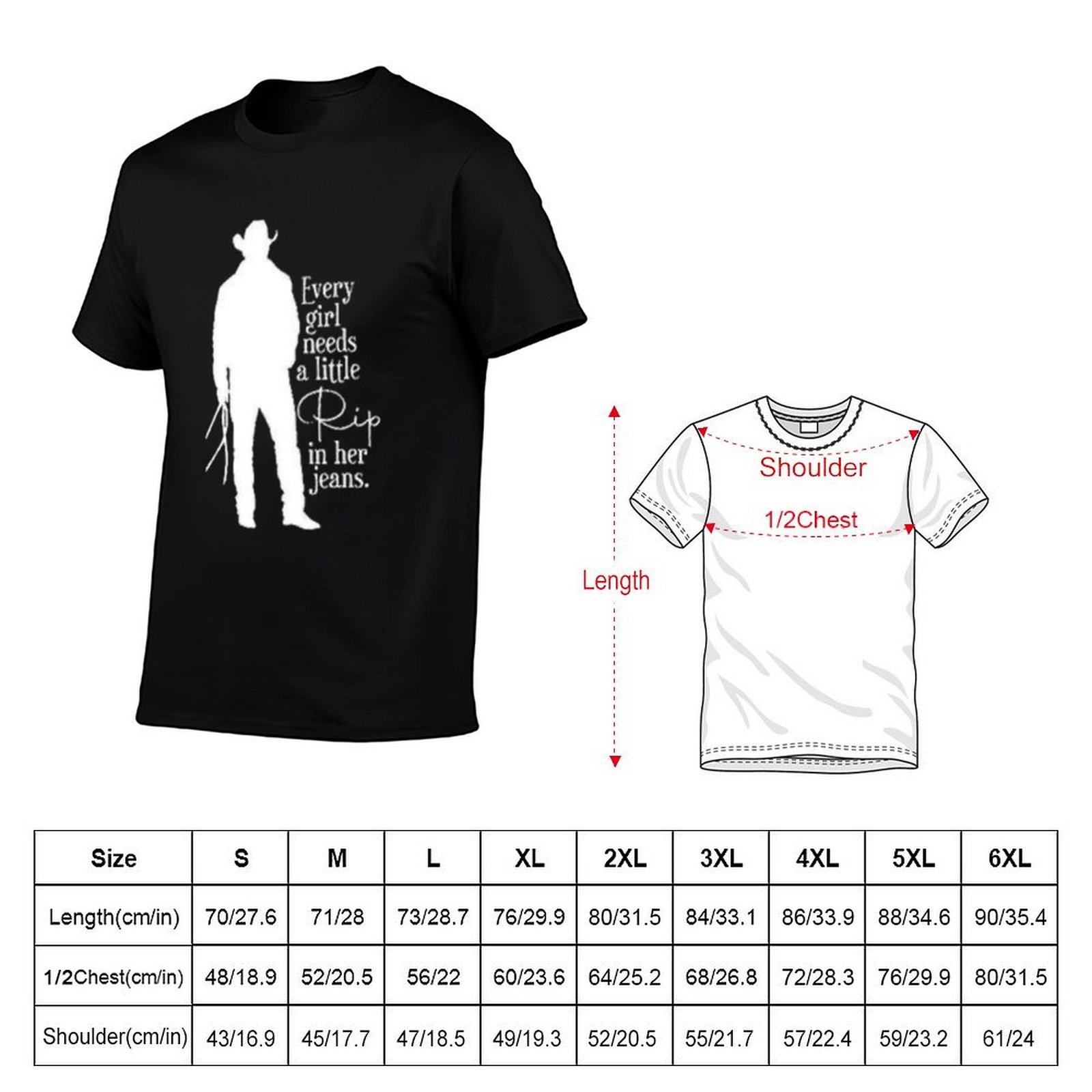 Cada chica necesita un pequeño - Jeans Shirt Fashion For Men reseña y precio