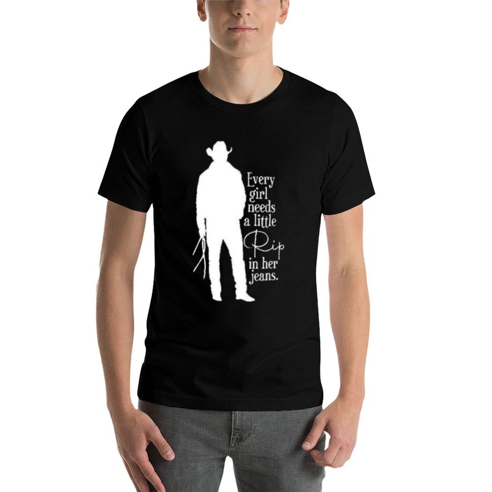 Cada chica necesita un pequeño - Jeans Shirt Fashion For Men reseña y precio