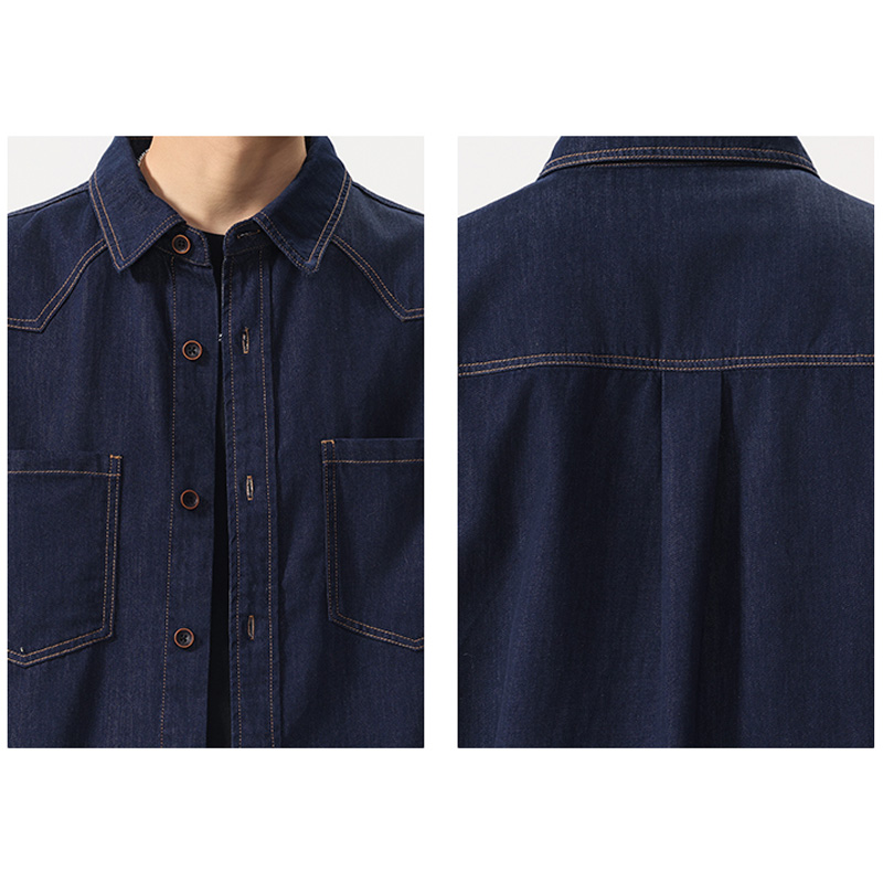 Camisa vaquera fina y ligera d - Jeans Shirt Fashion For Men reseña y precio