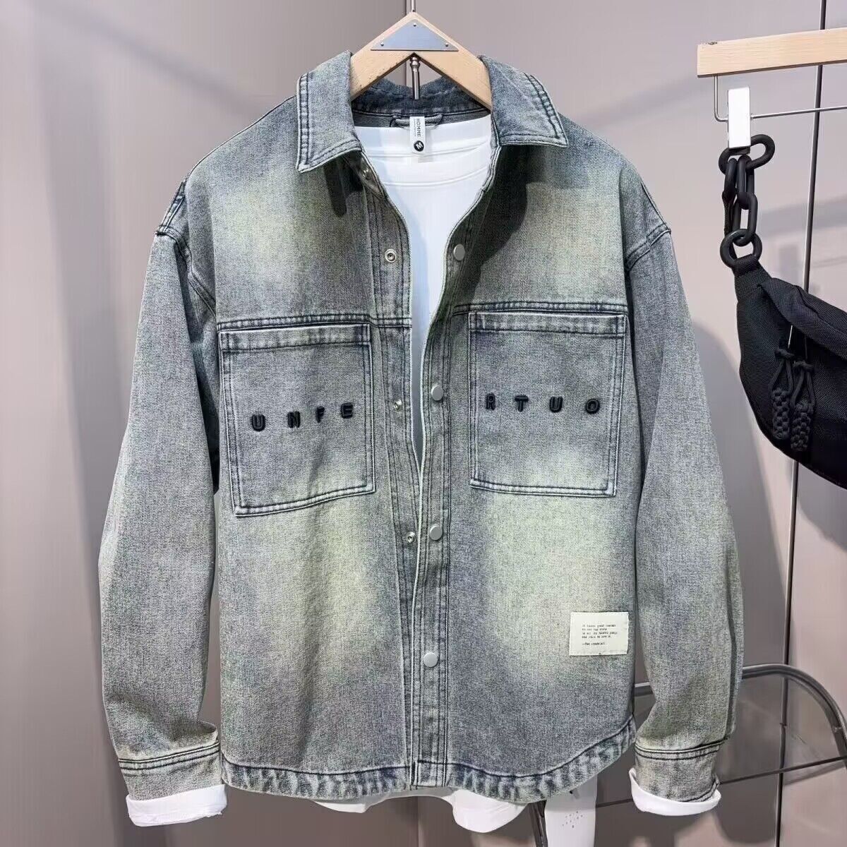 Vintage Clean fit primavera ot - Jeans Shirt Fashion For Men reseña y precio