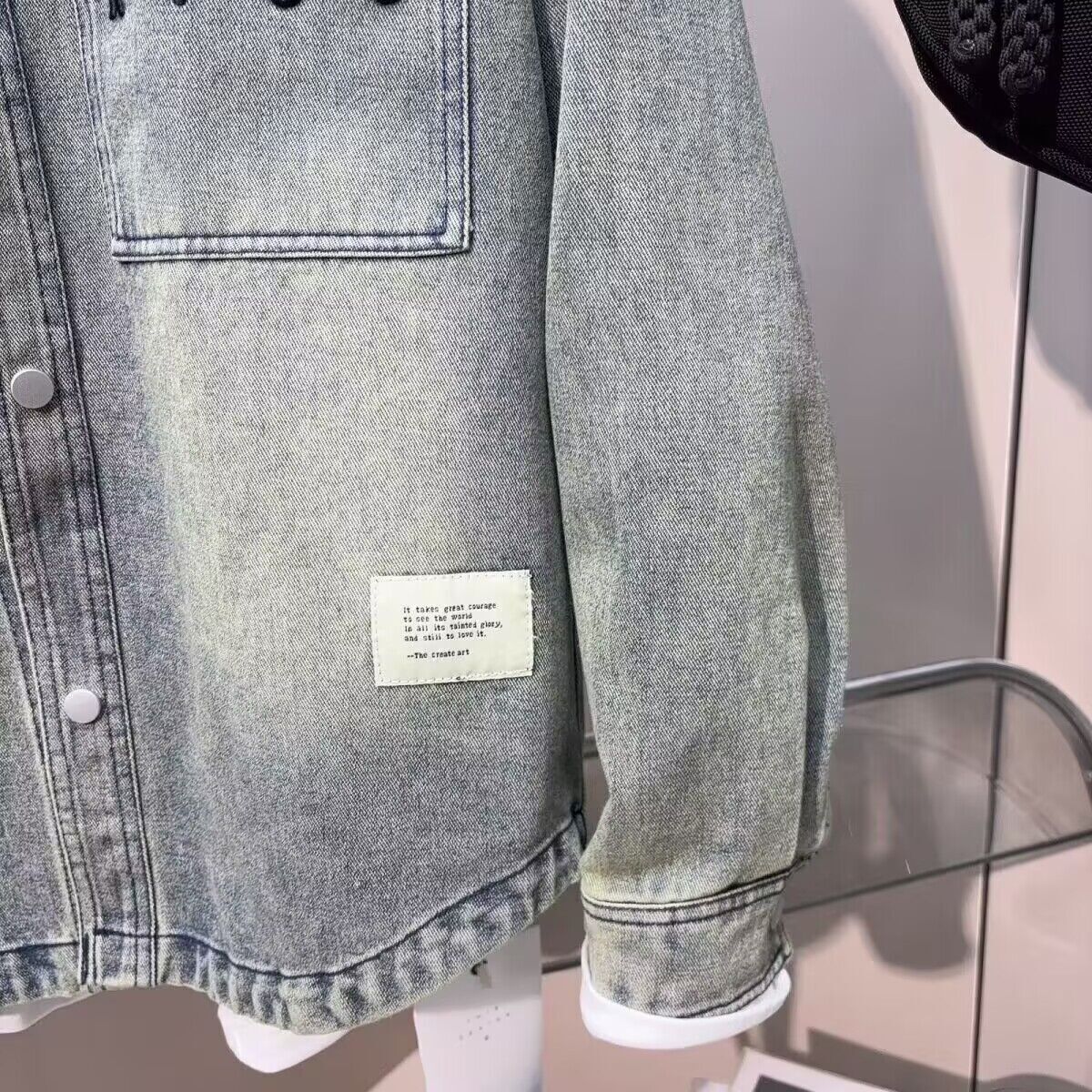 Vintage Clean fit primavera ot - Jeans Shirt Fashion For Men reseña y precio
