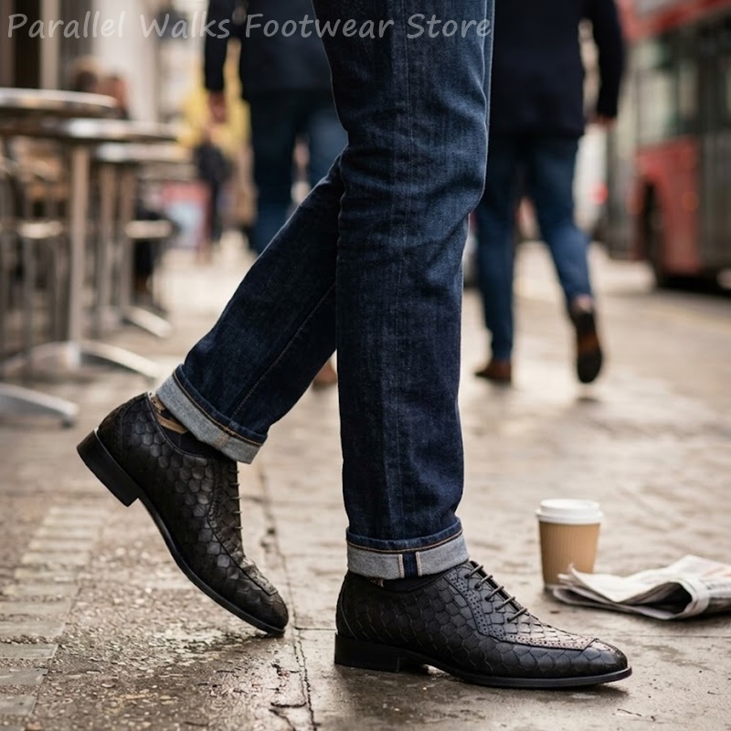 Zapatos Oxford de hombre con d - Oxford Shoes Brogue reseña y precio